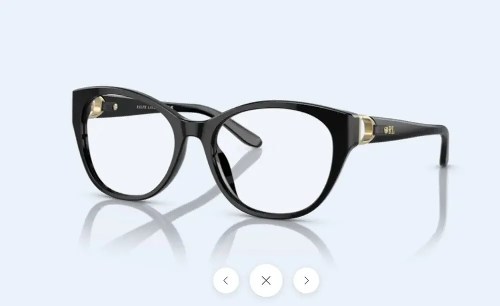 NEW Ralph by Ralph Lauren Eyeglasses RL 6235 QU 5001 Black
